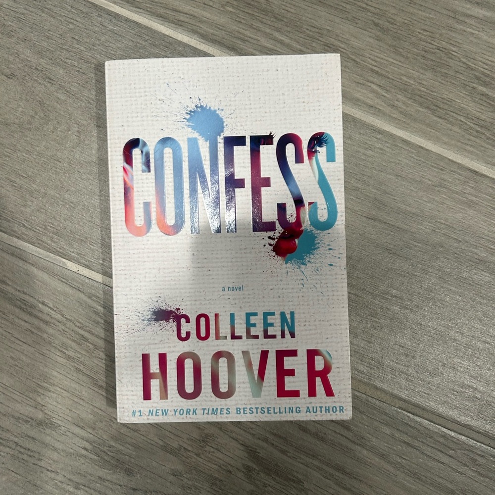 CONFESS by Coleen Hoover, paperback book